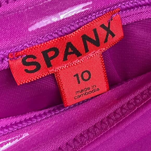 SPANX High Rise Core Control Bikini Bottom in Berry‎ Size 10 NWT - Picture 7 of 9